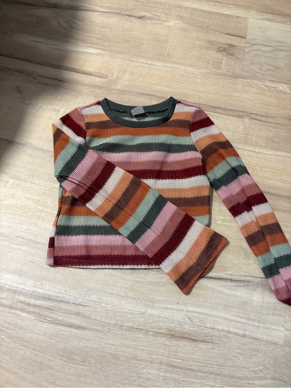 Striped cover up top